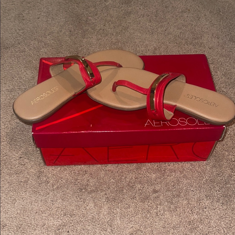 Aerosoles Women's Red Sandals